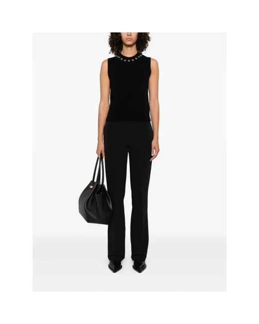 Ermanno Scervino Black Wide Trousers