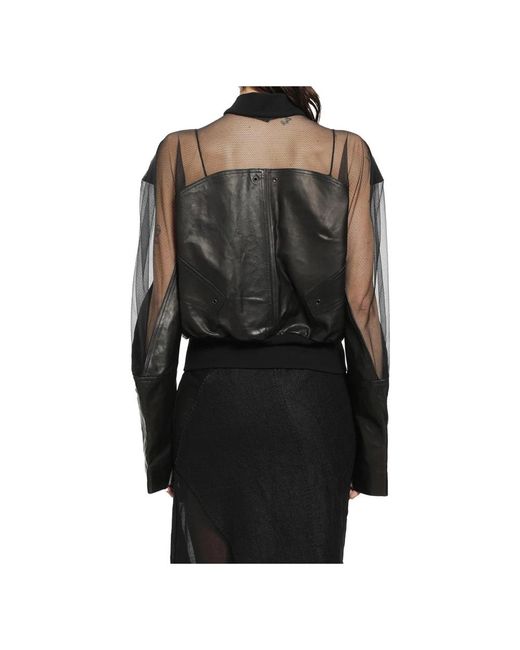 Yehuafan Black Leather Jackets