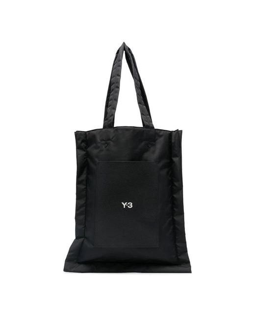 Y-3 Black Tote Bags