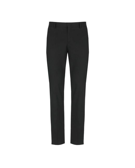 PT Torino Black Suit Trousers for men