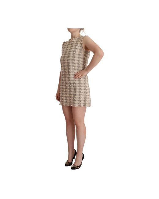 Dolce & Gabbana Brown Short Dresses