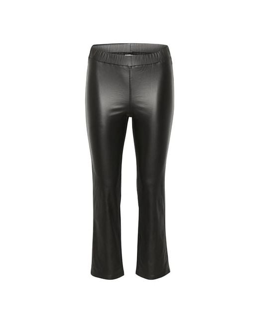 Kaffe Gray Cropped Trousers