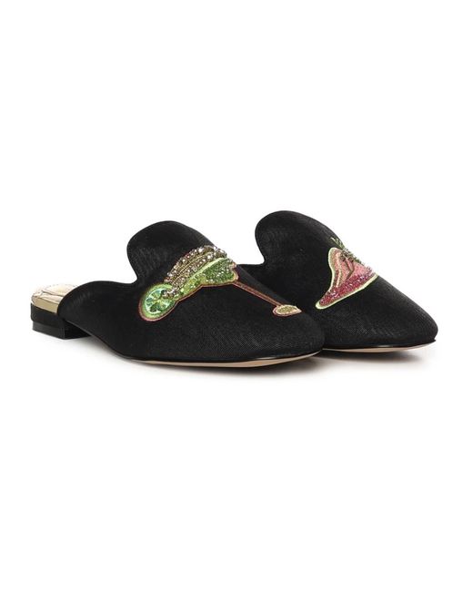 Kurt Geiger Black Mules