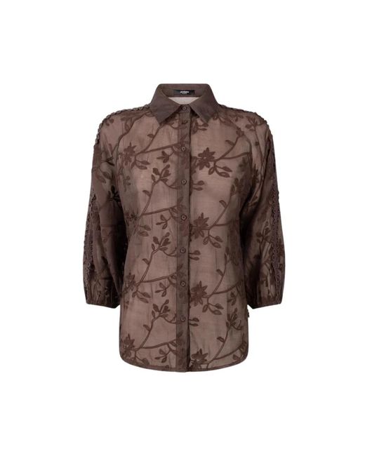 Jansen Amsterdam Bisa Blouse in het Brown