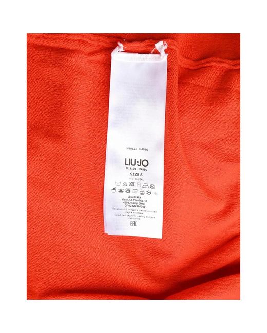 Knitwear > round-neck knitwear Liu Jo en coloris Red