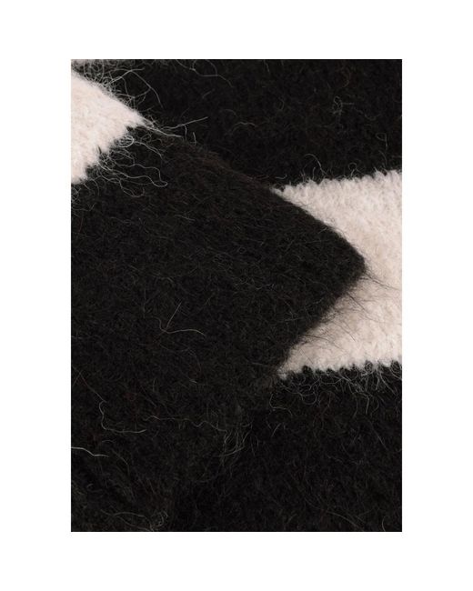 SELECTED Black Schwarzer Strickpullover Mit O-Ausschnitt