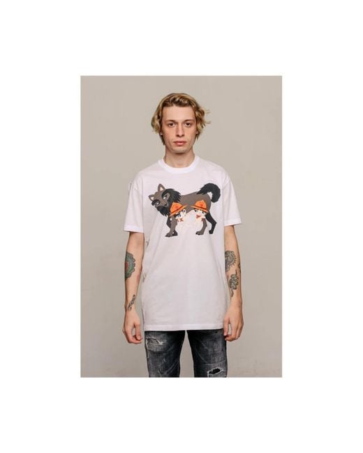 DSquared² White T-Shirts for men