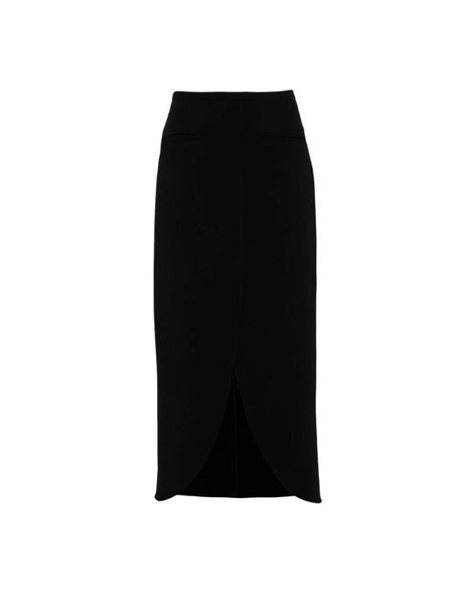 Courreges Black Midi Skirts