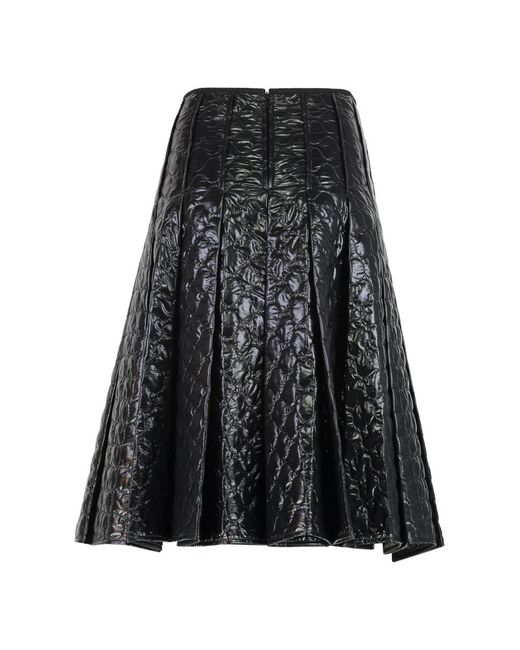 Moncler Black Midi Skirts