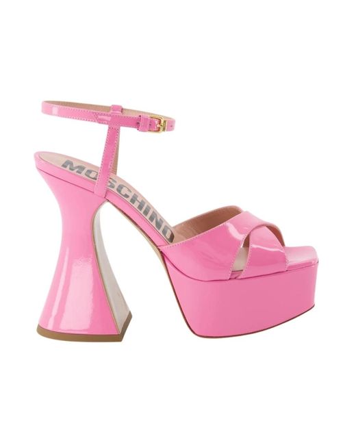 Moschino Pink High Heel Sandals
