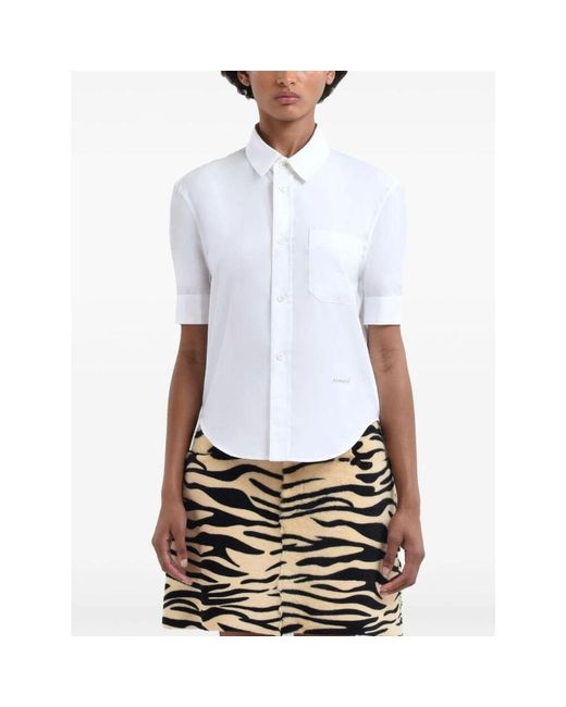 Camisa De Algodón Elegante Para Mujer, Mujer, Talla Marni de color White