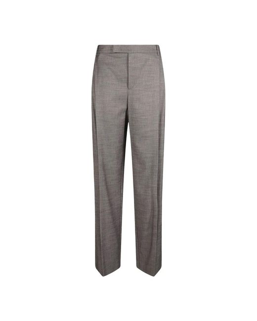 Patrizia Pepe Gray Wide Trousers