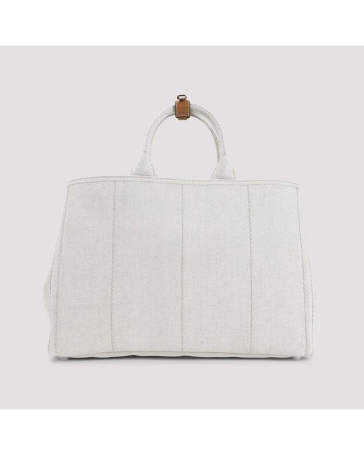 Prada White Shopping Bags