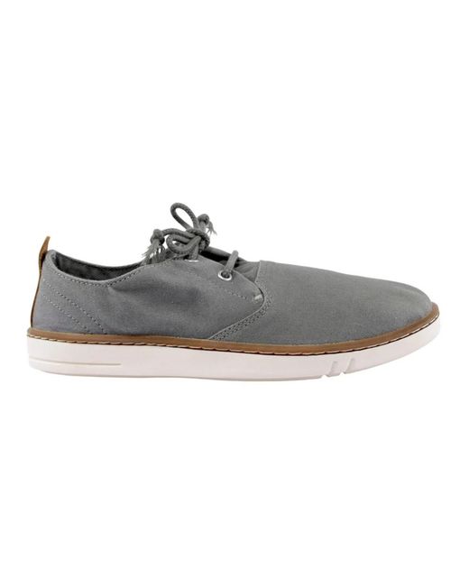 Timberland Gray Laced Shoes for men