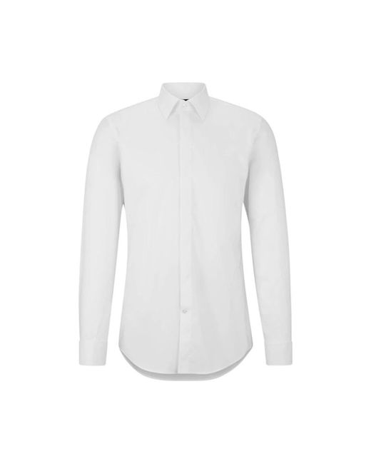 Boss White Formal Shirts for men
