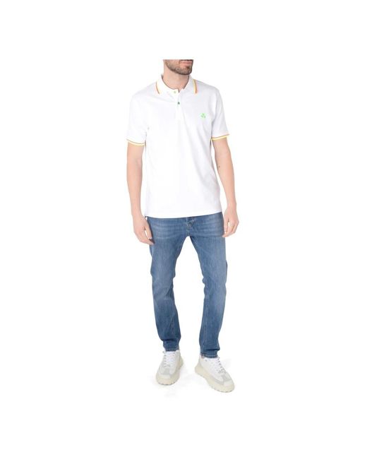 Peuterey White Polo Shirts for men