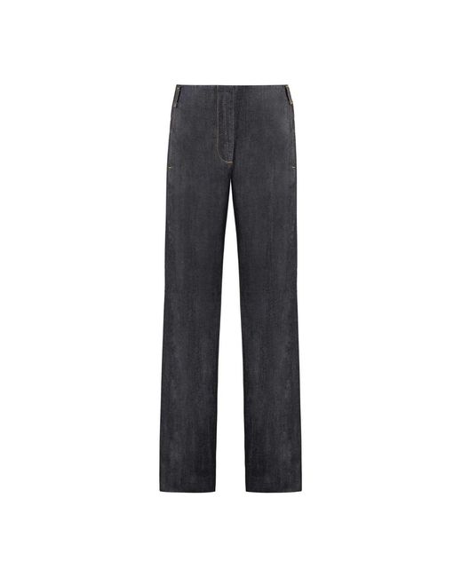 Tory Burch Blue Straight Fit Jeans