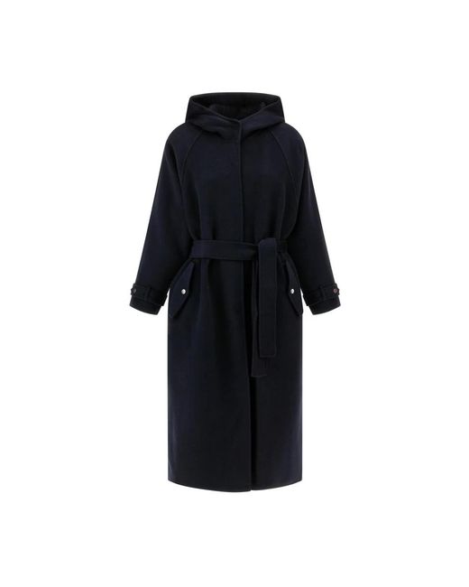 Pinko Cartoccio Coat in het Black