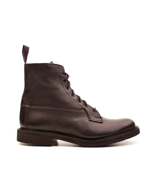 Tricker's Brown Lace-Up Boots for men