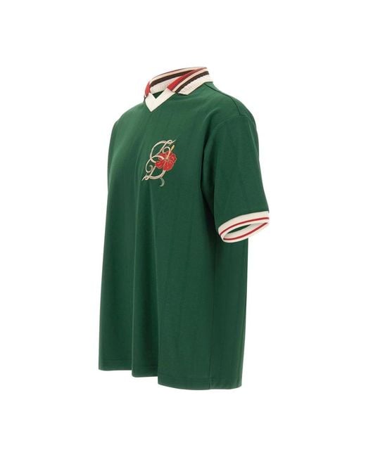 Drole de Monsieur Green Polo Shirts for men