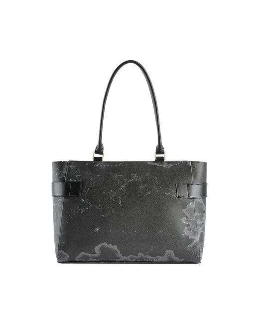 Alviero Martini 1A Classe Black Elegante schwarze shopper-tasche