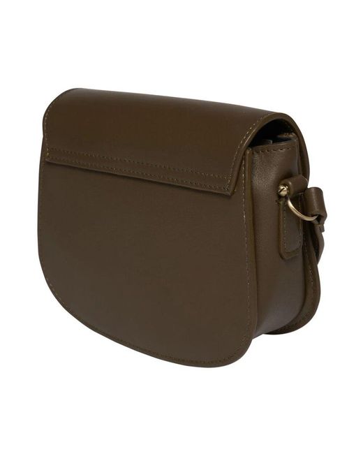 Ines De La Fressange Paris Green Baby Flâneur Braun-Taupe Handtasche