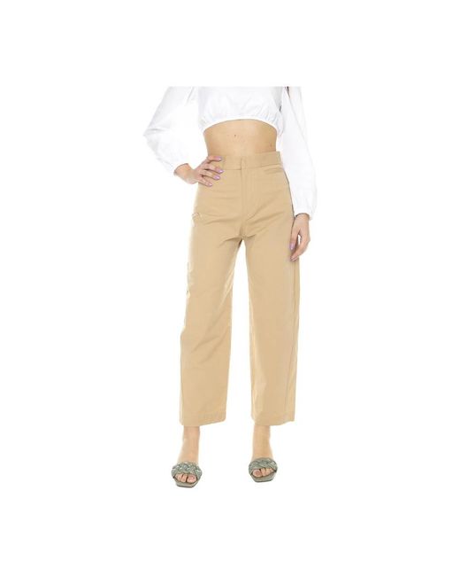 Elvine Cropped Broek in het Natural
