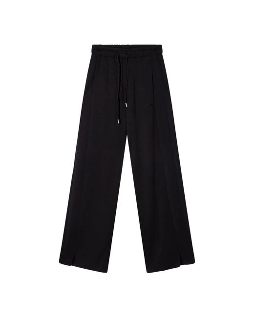 10Days Black Weit Geschnittene Scuba-Hose Mit Lockerer Passform