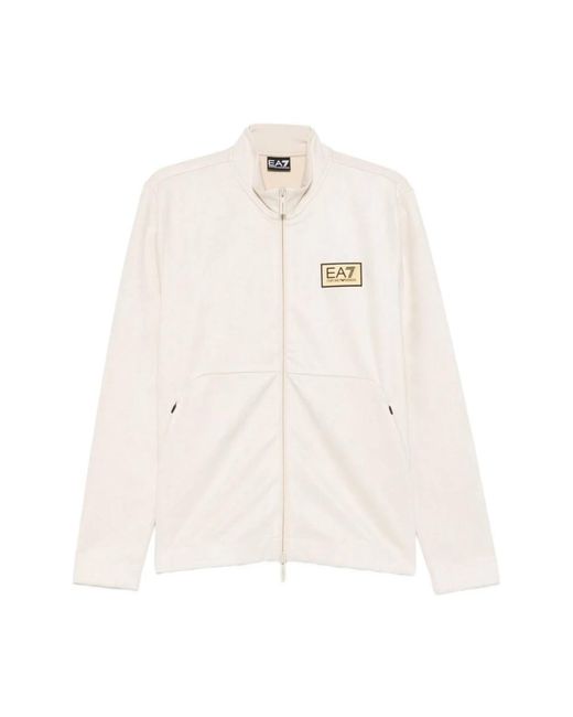 EA7 Jassen ,Ea7 Sweaters in het White voor heren
