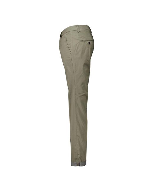 Mason's Chino Broeken in het Gray voor heren