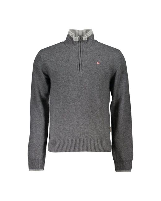 Napapijri Gray Turtlenecks for men