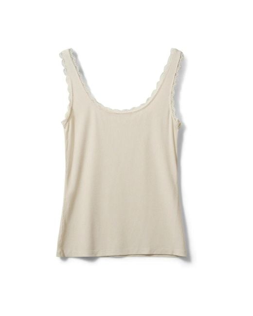 Sofie Schnoor Natural Sleeveless Tops