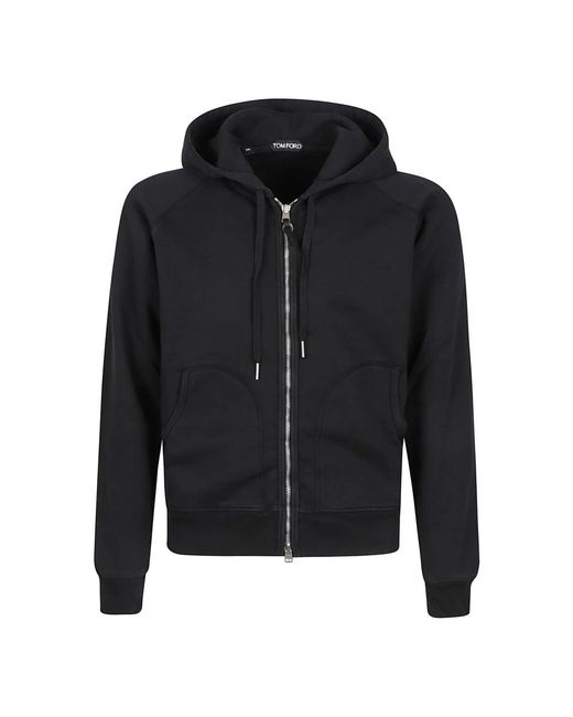 Zip-Throughs Tom Ford pour homme en coloris Black