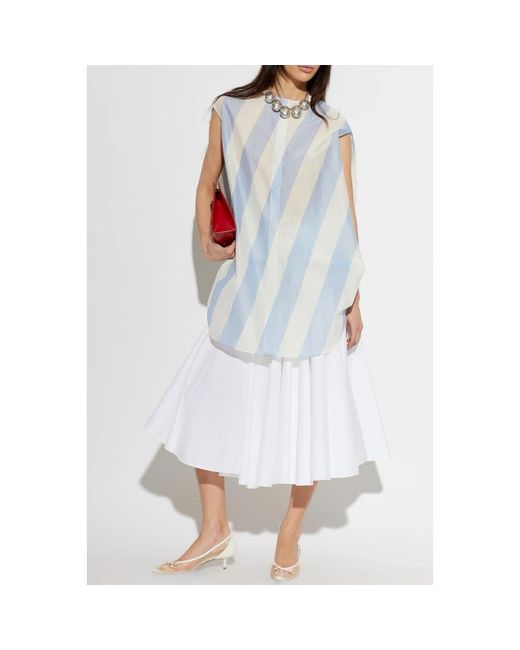 Jacquemus White Midi Skirts