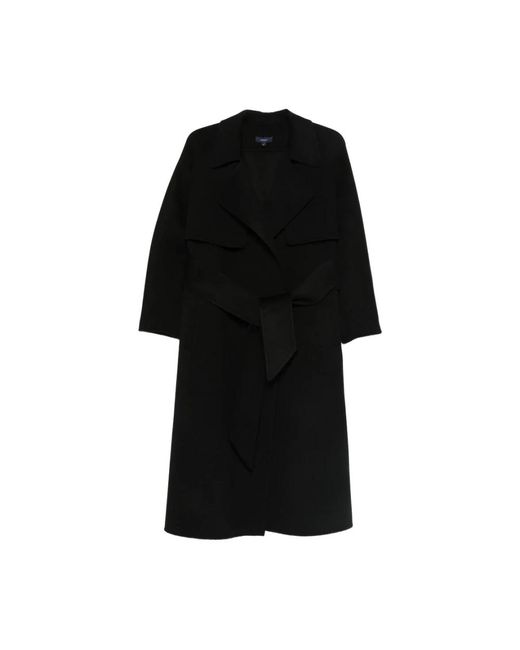 Soeur Black Belted Coats