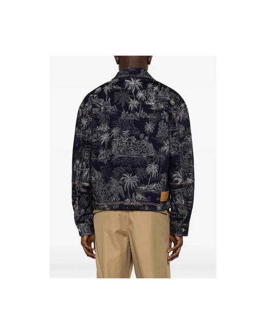 Amiri Blue Denim Jackets for men