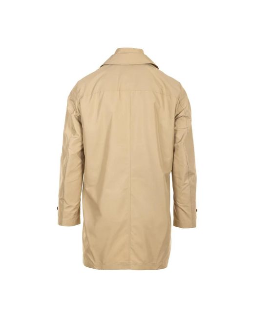 Fay Single-Breasted Coats in het Natural voor heren