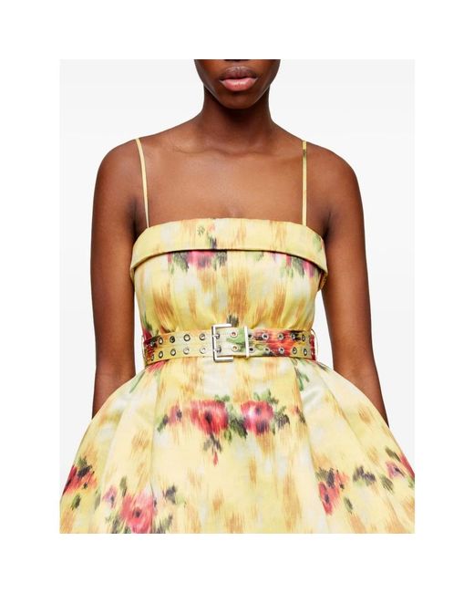Ganni Metallic Short Dresses