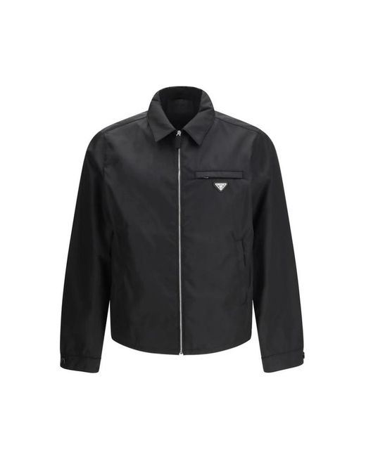 Prada Polyamide Jacket Op Volledige Lengte in het Black voor heren