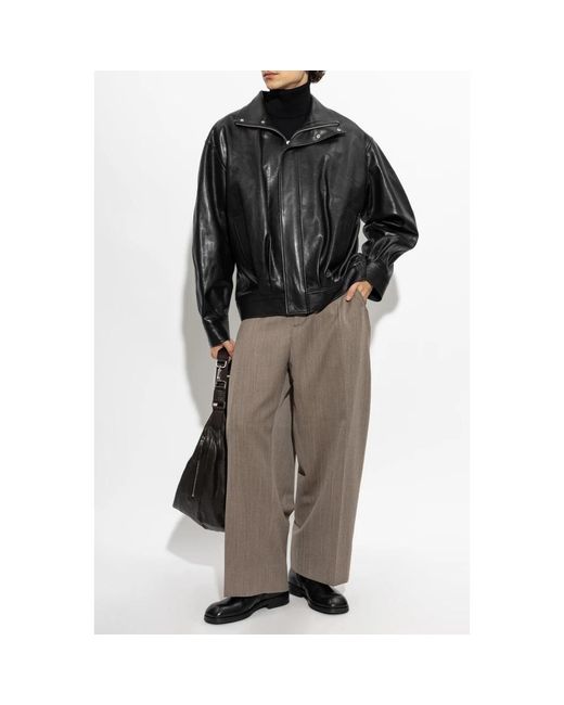 Leather Jackets Arma de hombre de color Black