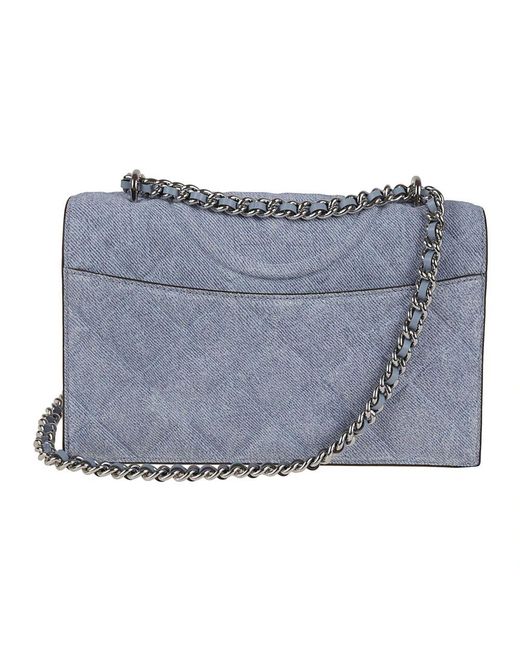 Tory Burch Blue Shoulder Bags