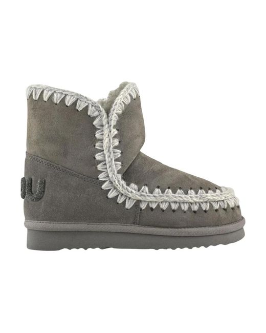 Mou Gray Winter Boots