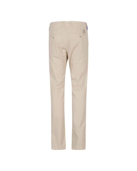 Jacob Cohen Stretch-Gabardine-Slim-Fit-Hose in Natural für Herren