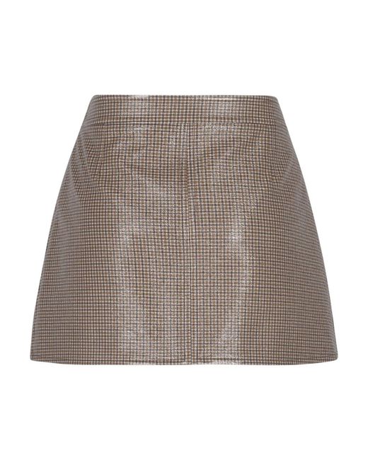 Courreges Gray Short Skirts