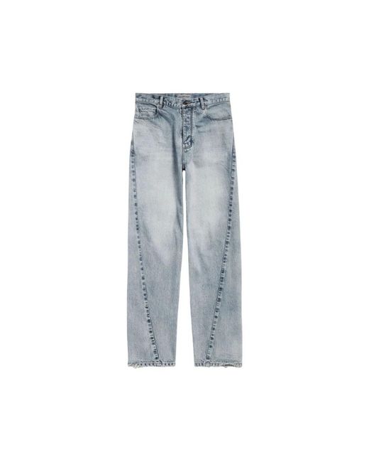Balenciaga Blue Straight Fit Jeans