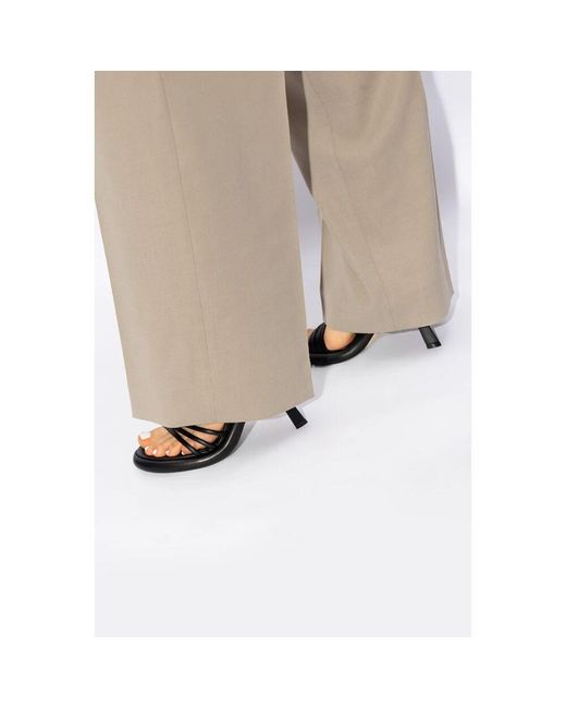 Vic Matié Black High Heel Sandals