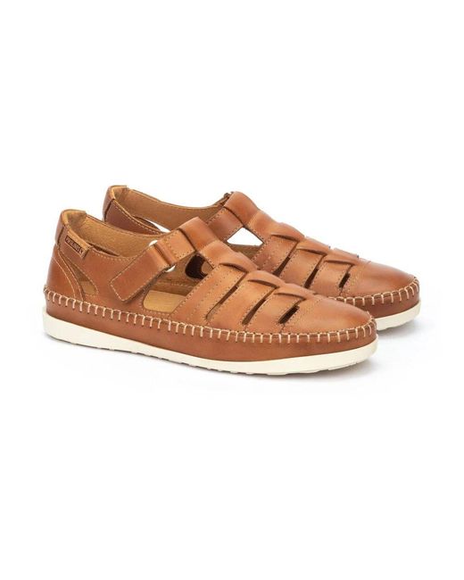 Flat Sandals di Pikolinos in Brown