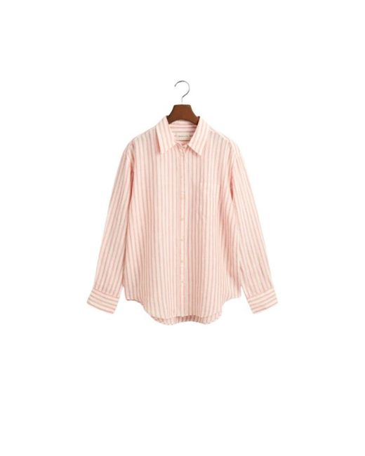 Shirts Gant de color Pink