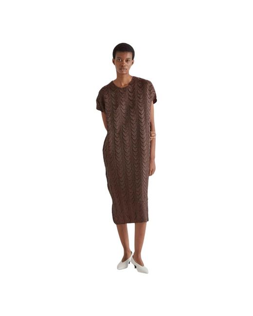 MEIMEIJ Brown Midi Dresses