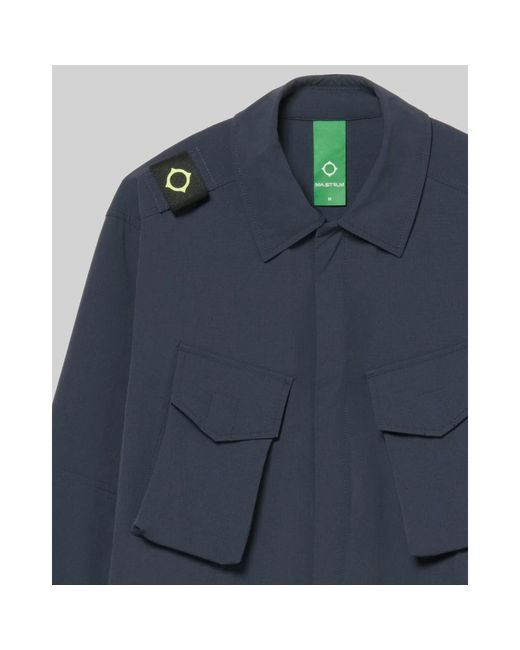 Ma Strum Blue Light Jackets for men